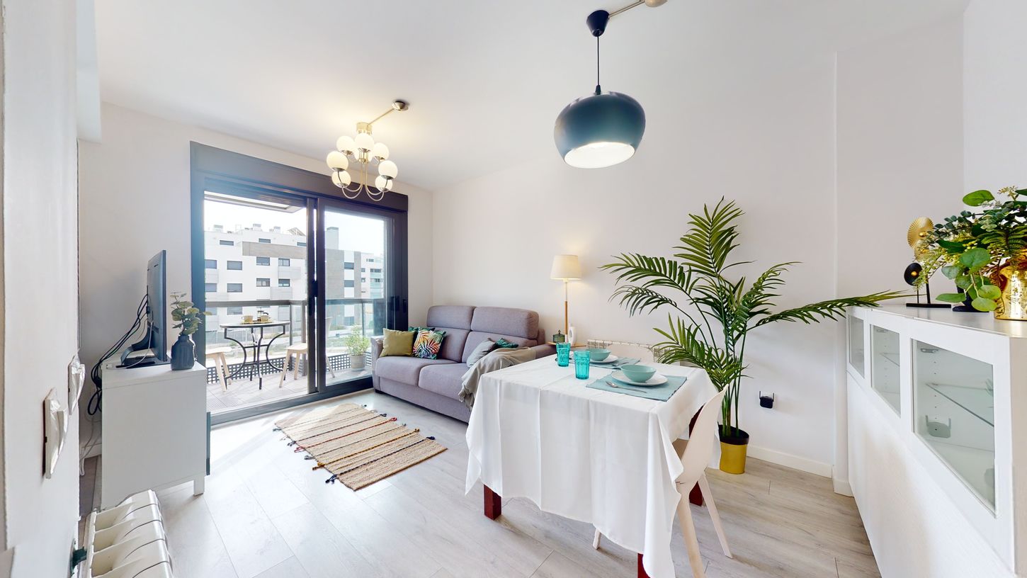 Proyecto de Home Staging en un piso de una habitación en Valdemoro