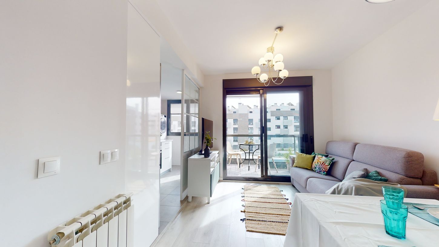 Proyecto de Home Staging en un piso de una habitación en Valdemoro